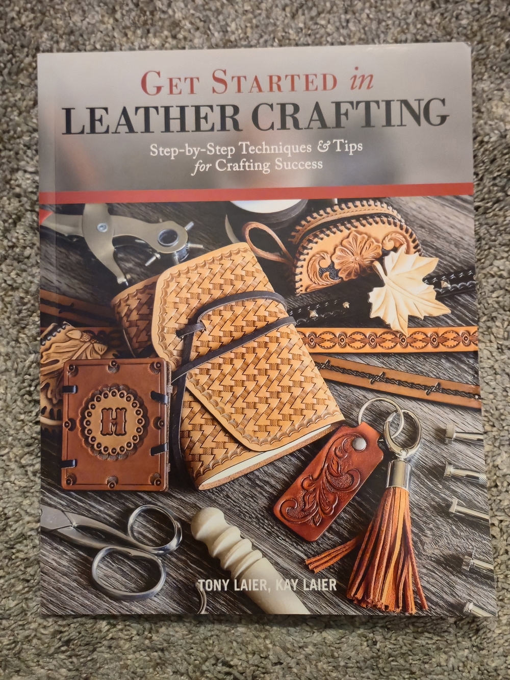 Get Started in Leather Crafting, paperback book by Tony Laier